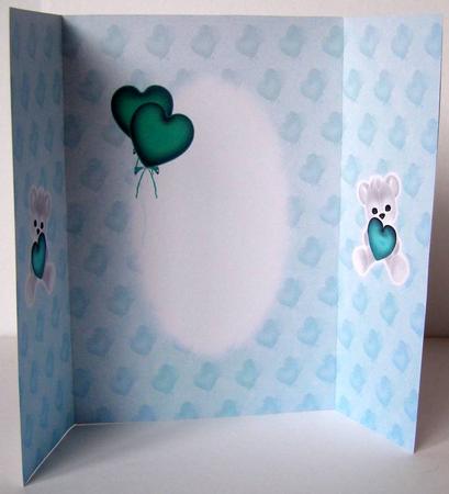 Teddy Love Gatefold Insert by Margaret McCartney