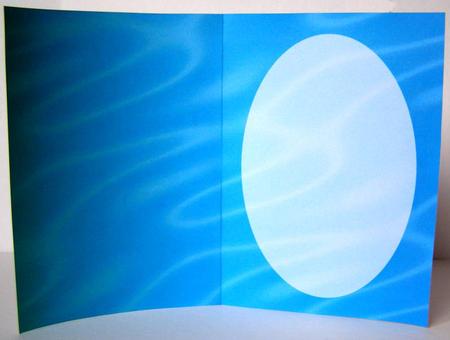 Sumptuous Satin A5 Insert - Deep Blue Sea by Margaret McCartney