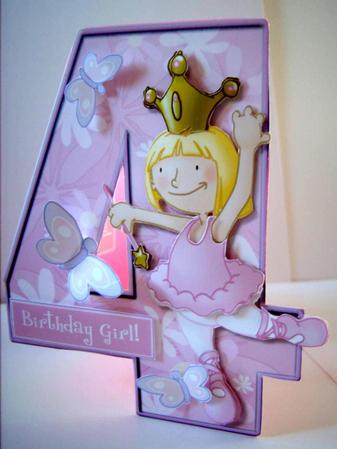 Pink Princess Ballerina 4 by Margaret McCartney