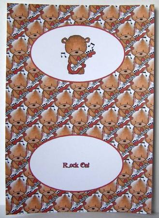 You Rock Teddy Bear Insert by Margaret McCartney