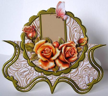 Copper Rose's Over the Top Card by Margaret McCartney