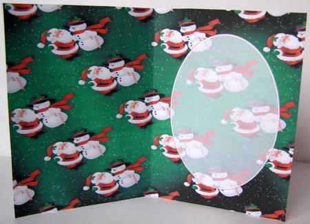 Santa Claus and Frosty the Snowman Insert by Margaret McCartney