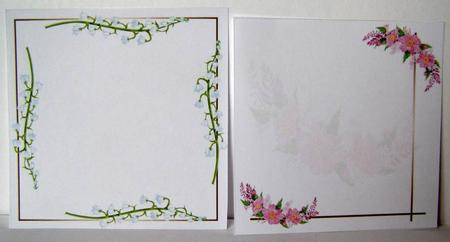 Floral Square Inserts 3 by Margaret McCartney