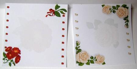 Floral Square Insert 4 by Margaret McCartney