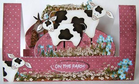 W Fold Horizonal on the Farm by Margaret McCartney
