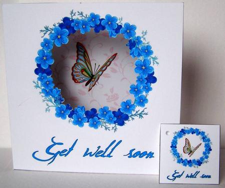 Get Well Soon - Butterfly by Margaret McCartney