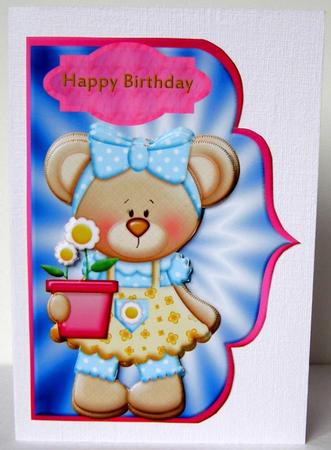 Scallop Birthday Card Sara by Margaret McCartney