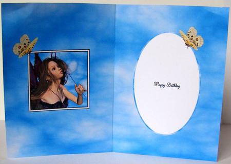 Fairy Forever Blowing Bubbles Insert by Margaret McCartney