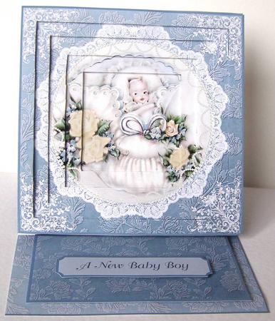 Lace & Pearls New Baby Boy by Margaret McCartney