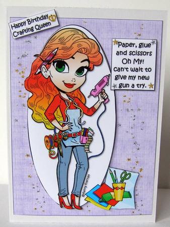 Crafting Star Quick Card by Margaret McCartney