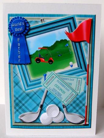 World's Best Father - Golfing Dad by Margaret McCartney