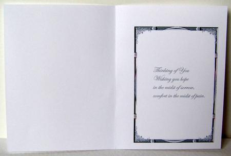 Sympathy Insert by Margaret McCartney