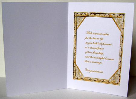 Wedding Insert by Margaret McCartney