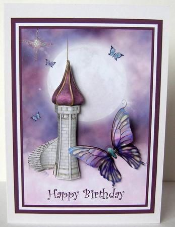 Butterfly Fantasy Castle by Margaret McCartney