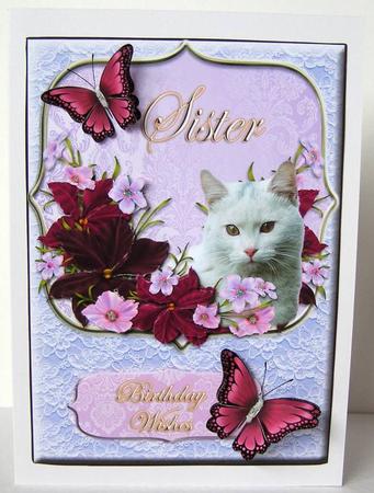 A Lovely Sister Card Topper for Any Occasion by Margaret McCartney