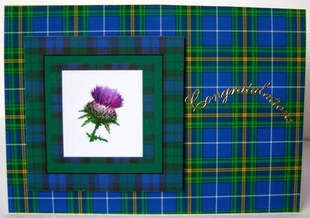 Tartan 1 Background Sheet by Margaret McCartney