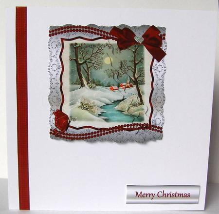 Christmas Morn Digital Ribbons by Margaret McCartney
