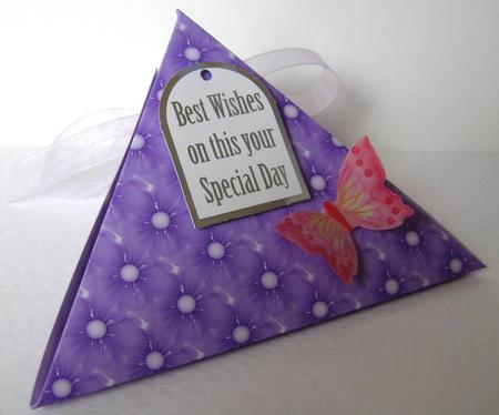 Burst of Blooms A4 Backing Paper in Purple by Margaret McCartney