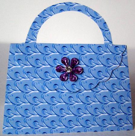 Blue Swirls A4 Backing Paper by Margaret McCartney
