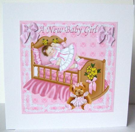 Baby Girl with Her Sweet Little Teddy by Margaret McCartney