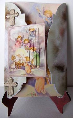 Religious Christmas , Birth of Baby Jesus with Stand by Margaret McCartney