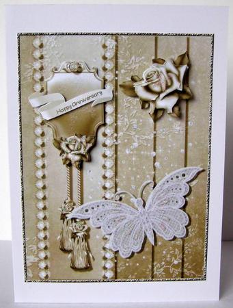 Subtle Beauty Card Topper 2 by Margaret McCartney