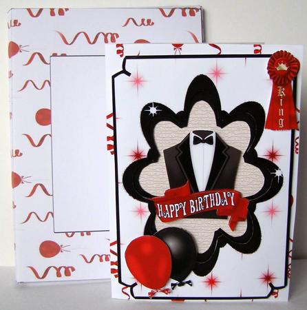 His Night Out Layer Card by Margaret McCartney