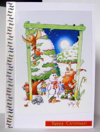 Enchanted Winter A4. by Margaret McCartney