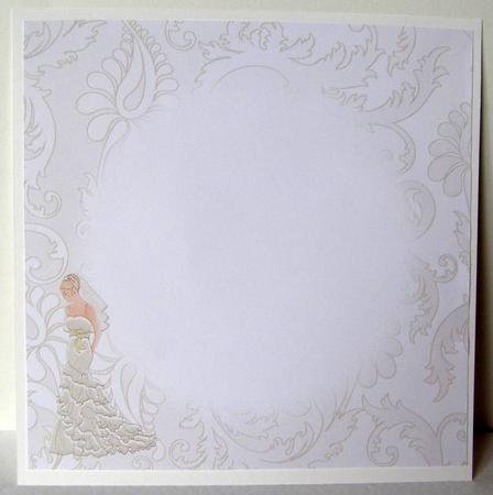 Ivory Bride 8x8 Square Insert by Margaret McCartney