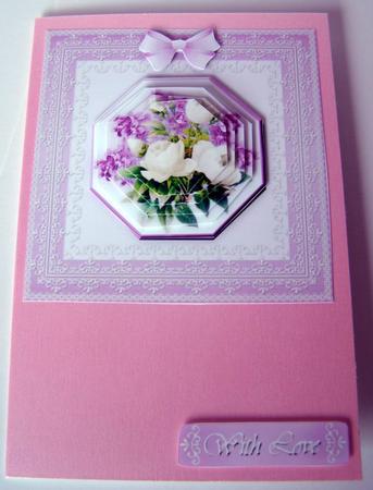 Roses, Violets 'n Lace 2 by Margaret McCartney