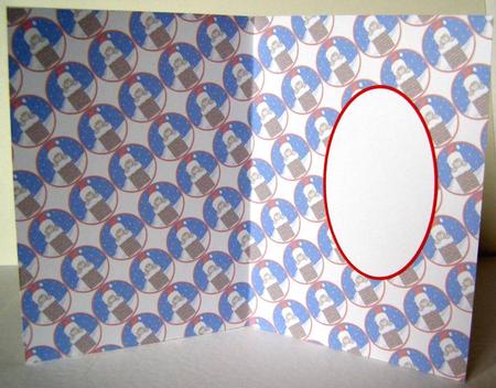 Insert for Chimney Teddy Card by Margaret McCartney