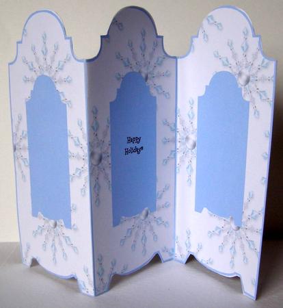 Winter Friends Trifold Insert - Penguins 1 by Margaret McCartney
