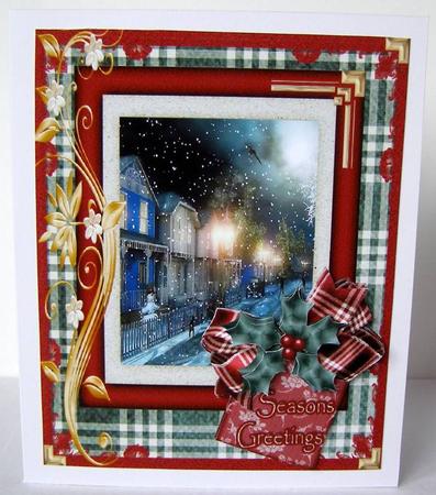 Gorgeous Christmas Scene Topper #1 by Margaret McCartney