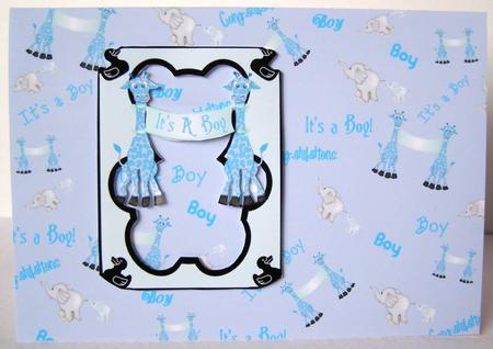 Animal Baby Boy Paper by Margaret McCartney
