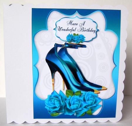 Super Trendy Birthday Quick Card Front by Margaret McCartney
