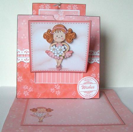 3D Betzi Ballerina Pull N Slide Kit with 3D Decoupage by Margaret McCartney
