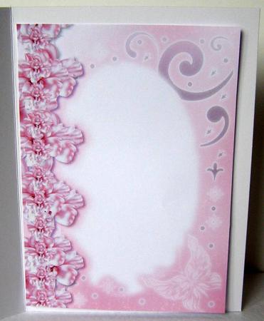 Midnight Swan in Pink A4 Insert by Margaret McCartney