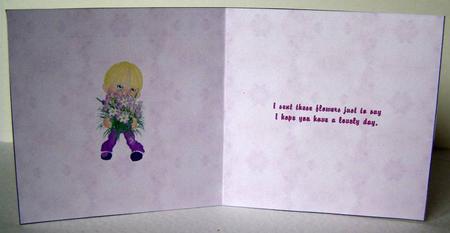 Little Flower Girl Insert 2 by Margaret McCartney