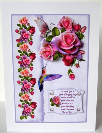 Natures Way Birthday/belated by Margaret McCartney