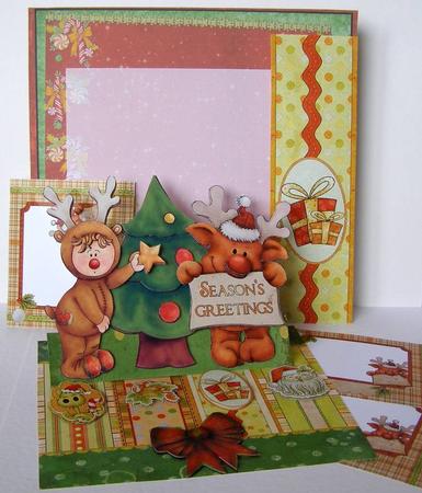 Fun Over the Edge Christmas Card Kit by Margaret McCartney