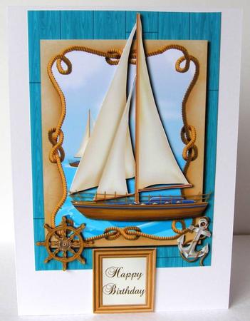 Sailing Nautical Male by Margaret McCartney
