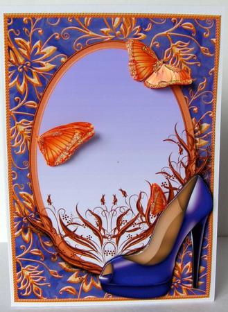 Mirror Mirror - Copper & Purple by Margaret McCartney