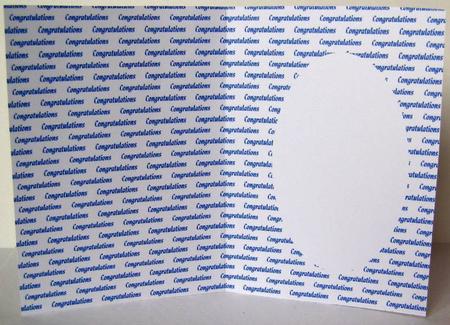 Congratulations Blue Insert by Margaret McCartney