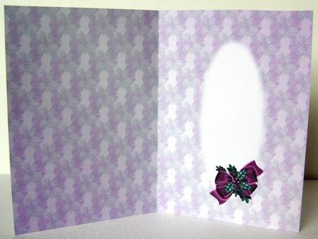 Purple Christmas Candy Canes Insert by Margaret McCartney