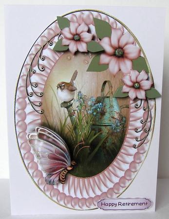 Treasured Garden Card Topper 1 by Margaret McCartney