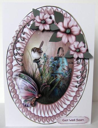 Treasured Garden Card Topper 2 by Margaret McCartney