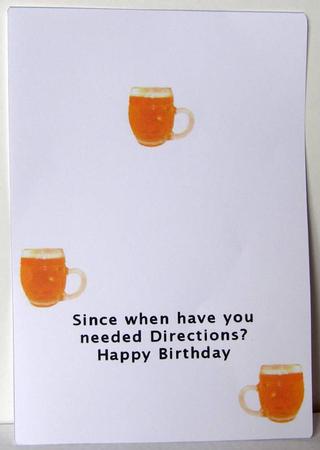 Beer Drinkers Fun Insert by Margaret McCartney