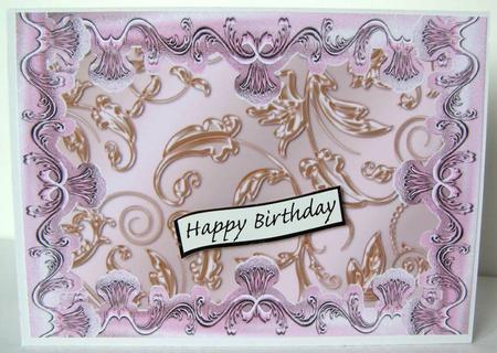 A4 Brocade Backing Paper by Margaret McCartney