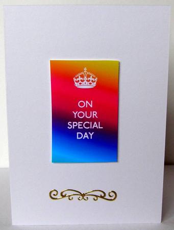 Keep Calm Style Sentiment Toppers by Margaret McCartney