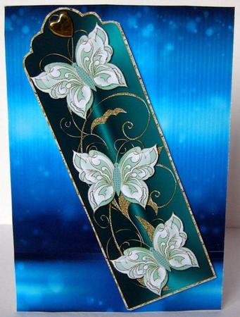 Electric Blue Background by Margaret McCartney